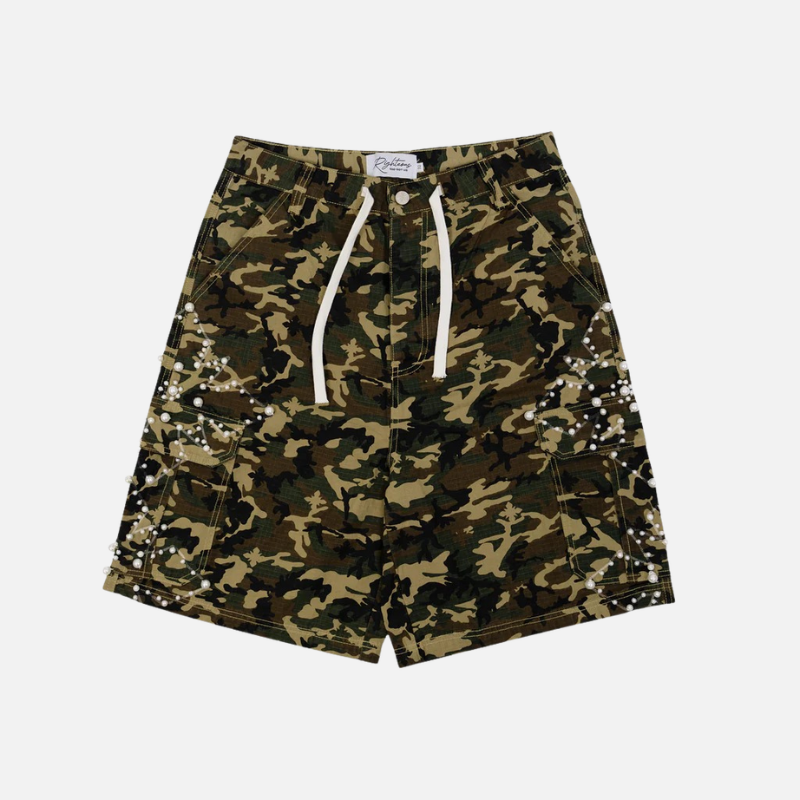 We Are Righteous Camo Pearl Cargo Shorts (1)