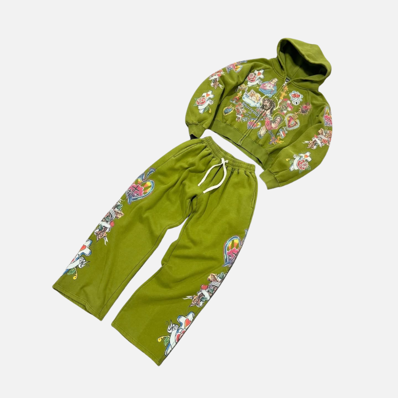 We Are Righteous Moss” Risen King Zip Up Tracksuit (3)